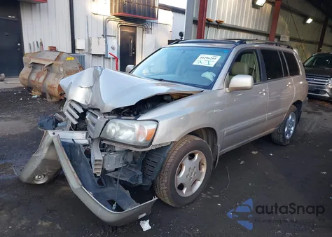 2004 Toyota Highlander Limited V6 из США, поврежденный, VIN JTEDP21AX40021066